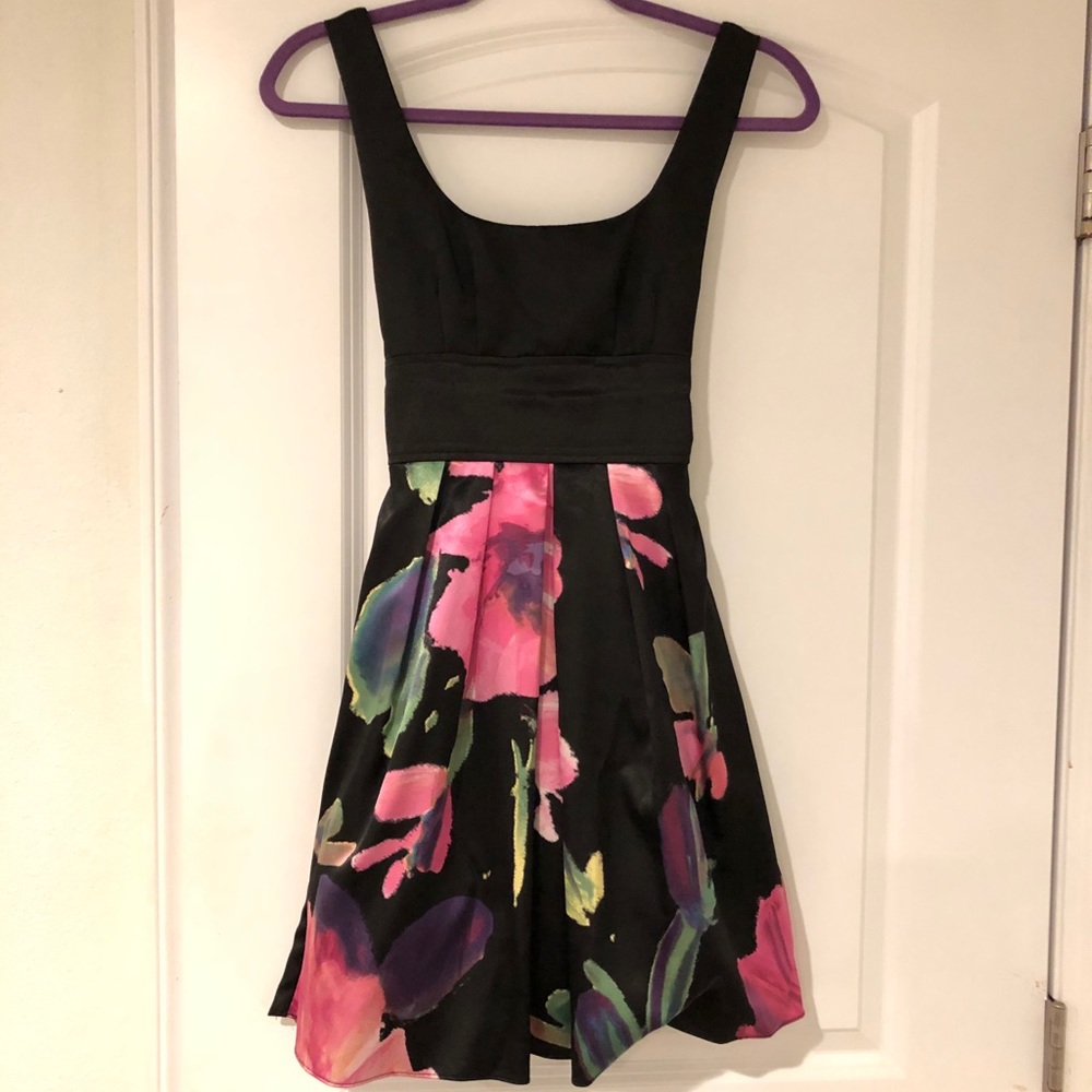Silky smooth flowered dress